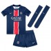 Paris Saint-Germain Bradley Barcola #29 Dětské Oblečení Domácí Dres 2024-25 Krátkým Rukávem (+ trenýrky)